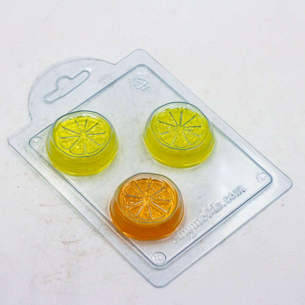 Пластиковая форма Долька лимона мини