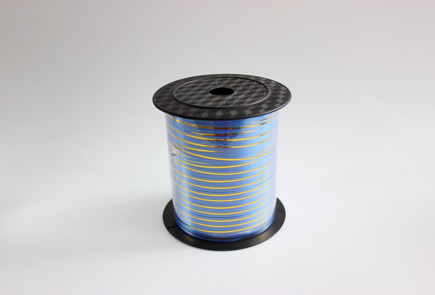 Лента бабина синяя 0,5 см, 150 ярдов