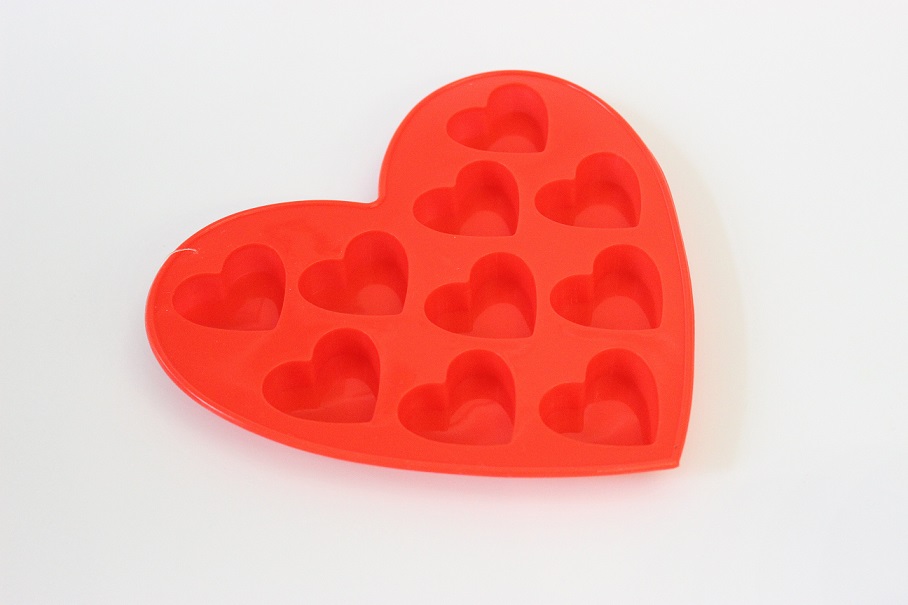 Силиконовая форма для льда и шоколада сердечки