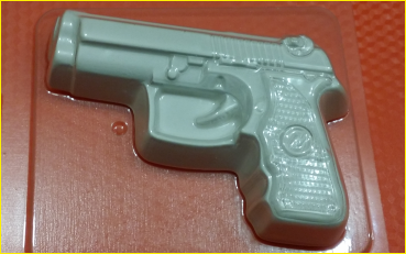 Пластиковая форма Пистолет малый