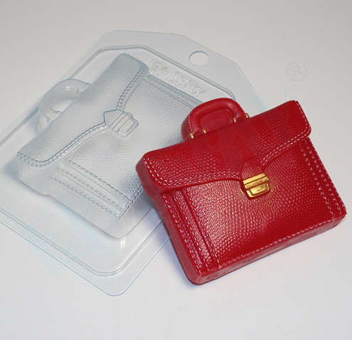 Пластиковая форма портфель кожаный