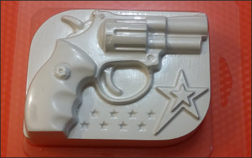 Пластиковая форма Револьвер