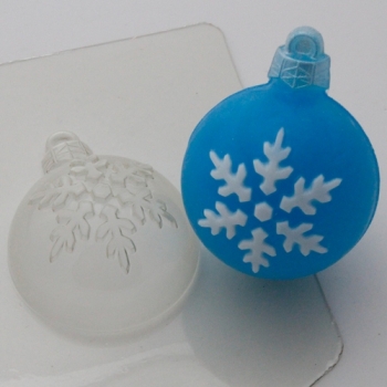 Пластиковая форма Шар/снежинка 2