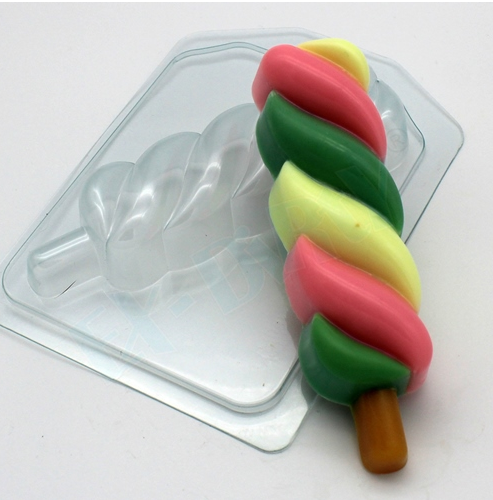 Пластиковая форма мороженое/спиральное