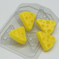 Пластиковая форма Сыр треугольный (4 МИНИ)