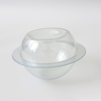 Пластиковая форма для бомбочек Сфера с выемкой