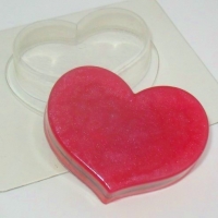 Пластиковая форма мини/сердце