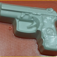 Пластиковая форма Пистолет малый