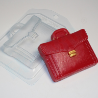 Пластиковая форма портфель кожаный