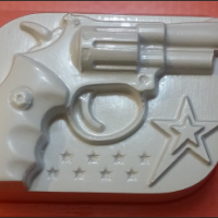 Пластиковая форма Револьвер